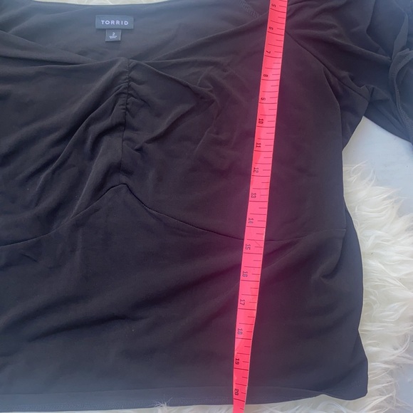 Studio Knit Sweetheart Smocked Back Crop Top - Picture 6 of 8